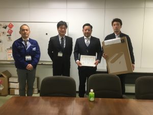 株式会社阪急阪神ロジパートナーズ様より表彰